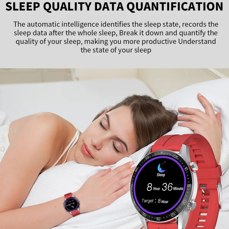 EDA002983401_B2.webp SK7Plus 1.28 inch IPS Screen Leather Strap Smart Watch, Support Bluetooth Call/Sleep Monitoring - Image 3