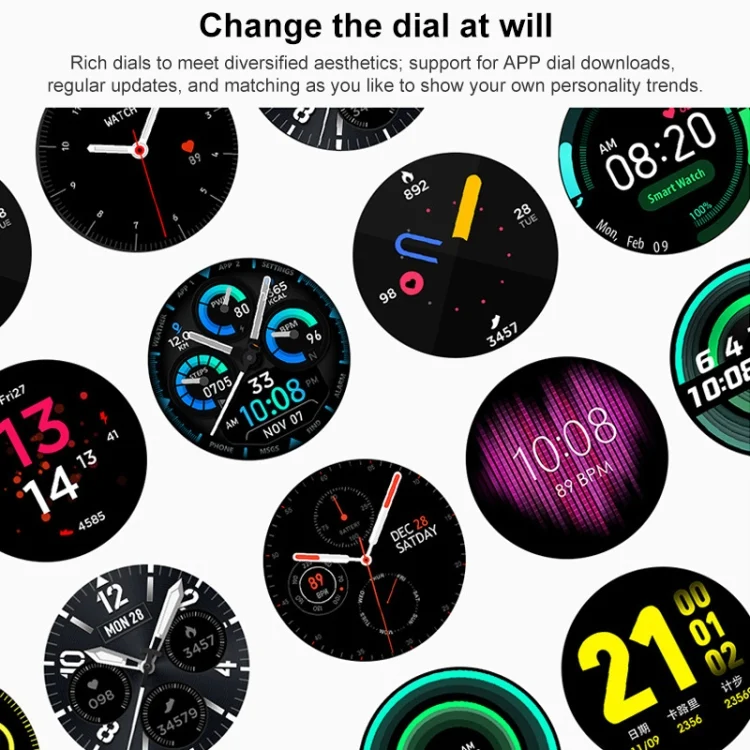 EDA002994901_B4.webp S30 1.28 inch TFT Screen Smart Wristband, Support Body Temperature Monitoring/Sleep Monitoring - Image 5