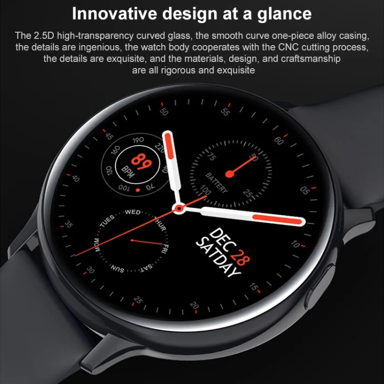 EDA002994901_B5.webp S30 1.28 inch TFT Screen Smart Wristband, Support Body Temperature Monitoring/Sleep Monitoring - Image 6