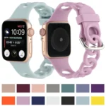 Hollow Silicone Watch Band For Apple Watch Series - Image 2