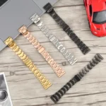 22mm Three-bead Steel Watch Band - Image 3