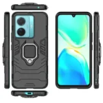 Shockproof PC + TPU Phone Case with Magnetic Ring Holder, For vivo T1 Pro 5G / S15e 5G, For OnePlus Ace 5G / 10R - Image 3
