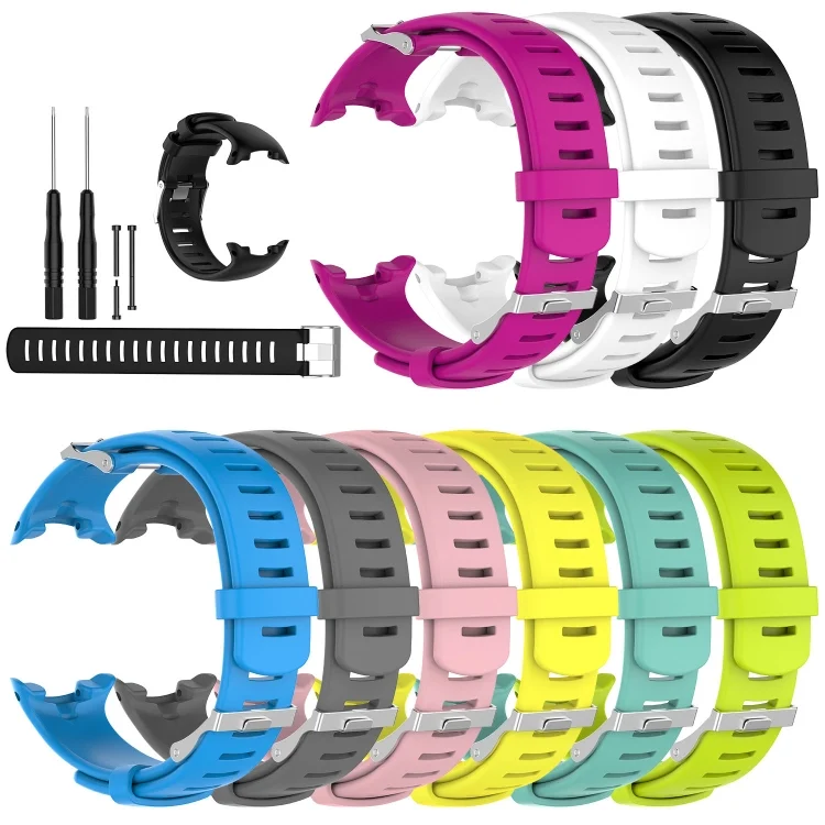 EDA003027901_B1.webp Diving Watch Silicone Watch Band with Extension Strap - Image 2