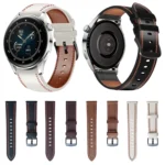 Sewing Thread Genuine Leather Watch Band - Image 2