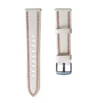Tricolor Stitching Genuine Leather Watch Band - Image 4