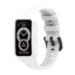 For Huawei Band 7 / 6 Pro / 6 / Honor Band 6 Universal Integrated Silicone Watch Band
