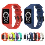 For Huawei Band 7 / 6 Pro / 6 / Honor Band 6 Universal Integrated Silicone Watch Band - Image 2