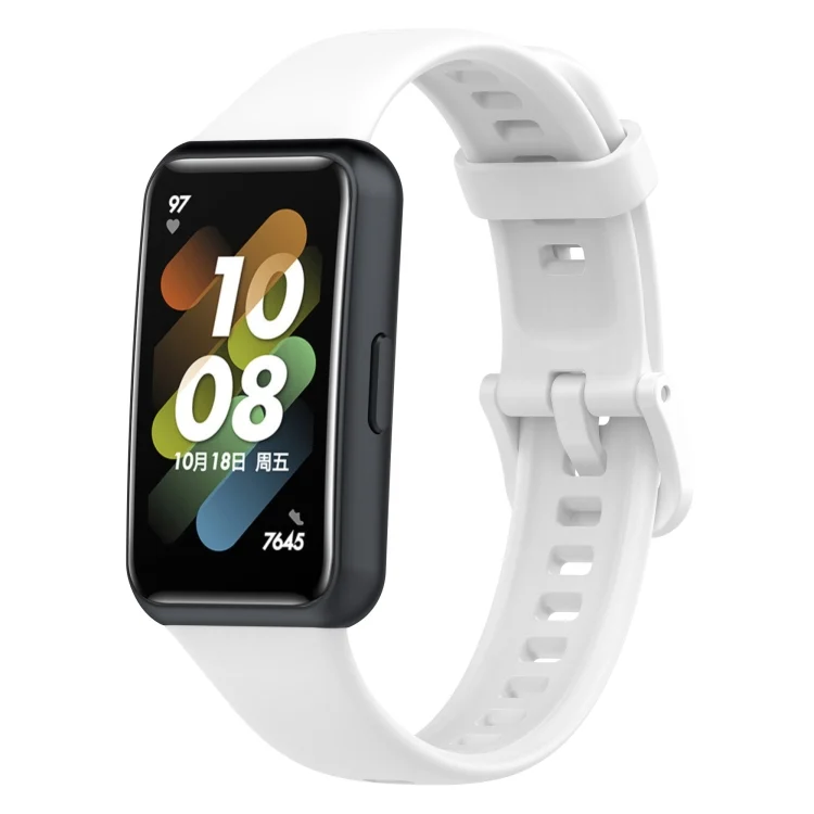 Metal Head Silicone Watch Band