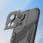 Punk Armor PC + TPU Phone Case with Holder, For OnePlus Ace 5G - Image 5