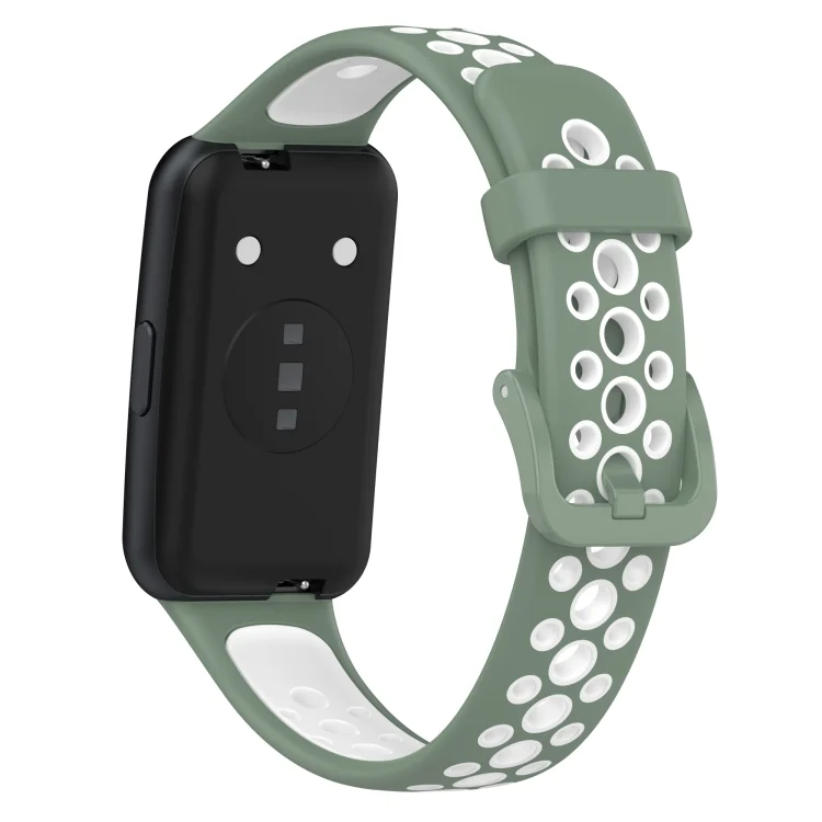 EDA003072601A_1.webp Two-color Breathable Silicone Watch Band - Image 4