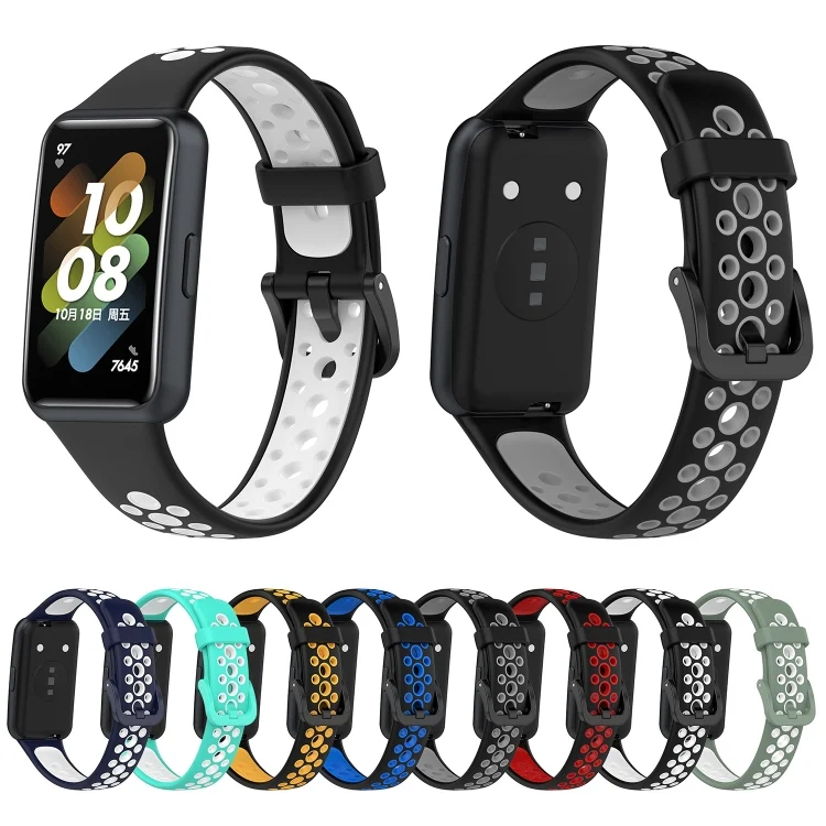 EDA003072601_B2.webp Two-color Breathable Silicone Watch Band - Image 3