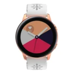 Plum Blossom Hollowed Silicone Watch Band - Image 5