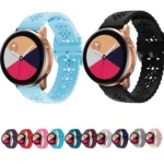 Plum Blossom Hollowed Silicone Watch Band - Image 2