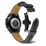Butterfly Buckle Stitching Genuine Leather Watch Band - Image 6