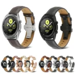 Butterfly Buckle Stitching Genuine Leather Watch Band - Image 5