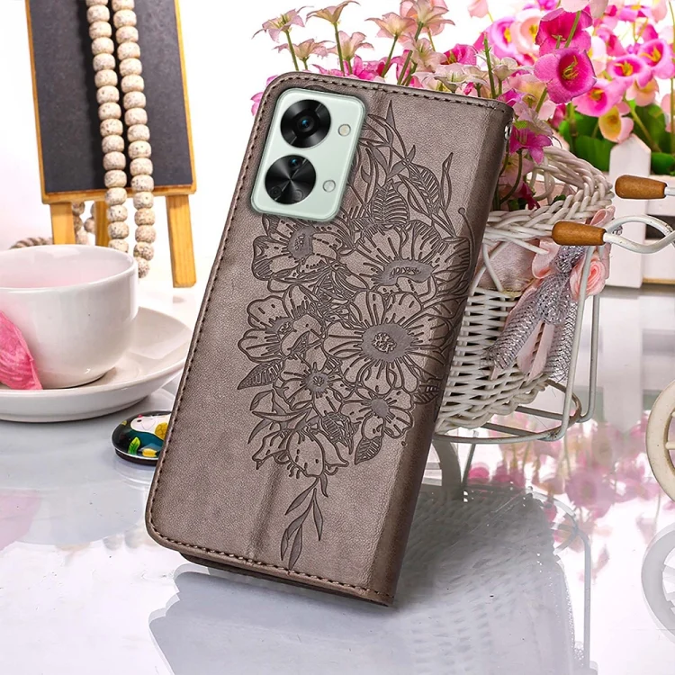 EDA003120201A_4.webp Embossed Butterfly Leather Phone Case, For OnePlus Nord 2T 5G, For OnePlus Nord CE 2 Lite 5G - Image 5