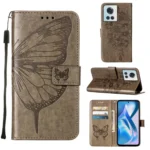 Embossed Butterfly Leather Phone Case, For OnePlus Ace 5G