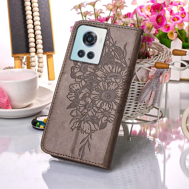 EDA003120203A_4.webp Embossed Butterfly Leather Phone Case, For OnePlus Ace 5G - Image 5