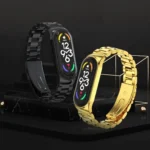 MIJOBS CS Three-Bead Metal Stainless Steel Watch Band - Image 3