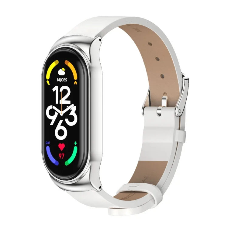 MIJOBS CS Metal Case + Microfiber Leather Watch Band