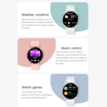 KC08 1.28 inch IPS Screen Smart Wristband, Support Sleep Monitoring/Heart Rate Monitoring - Image 3