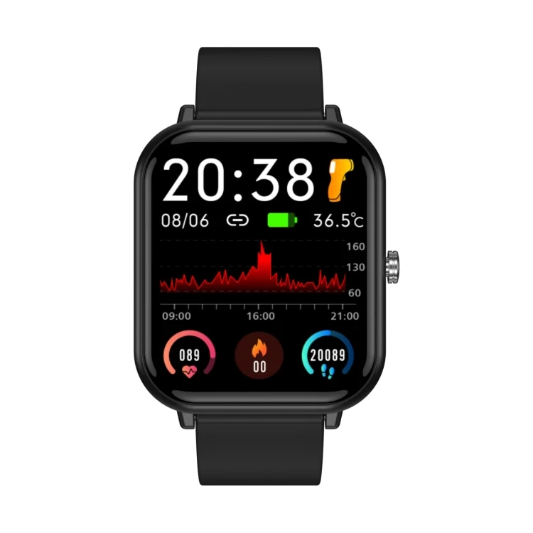 EDA003140601A_1.webp Q9 Pro 1.7 inch TFT HD Screen Smart Watch, Support Body Temperature Monitoring/Heart Rate Monitoring - Image 7