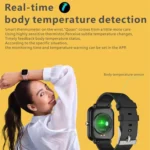 Q9 Pro 1.7 inch TFT HD Screen Smart Watch, Support Body Temperature Monitoring/Heart Rate Monitoring - Image 4