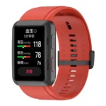 Solid Color Silicone Watch Band with Buckle