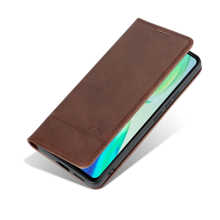 EDA003148701A_2.webp AZNS Magnetic Calf Texture Leather Phone Case, For vivo S15 - Image 3