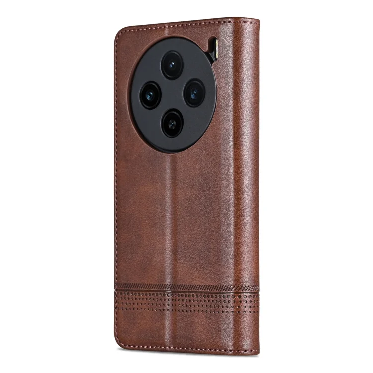 EDA003148709A_2.webp AZNS Magnetic Calf Texture Leather Phone Case, For vivo X100, For vivo Y200 5G, For vivo Y36 Global - Image 3