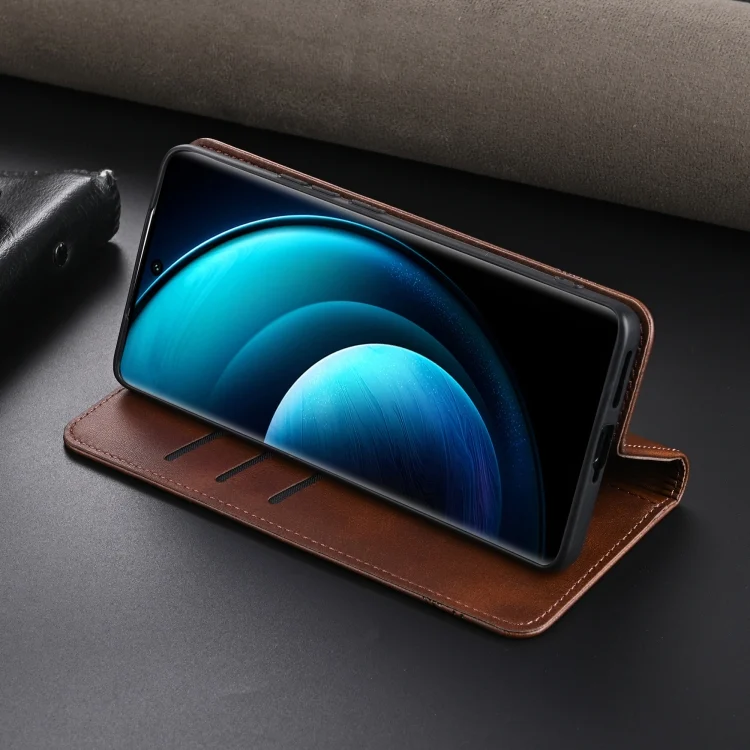 EDA003148709A_4.webp AZNS Magnetic Calf Texture Leather Phone Case, For vivo X100, For vivo Y200 5G, For vivo Y36 Global - Image 5