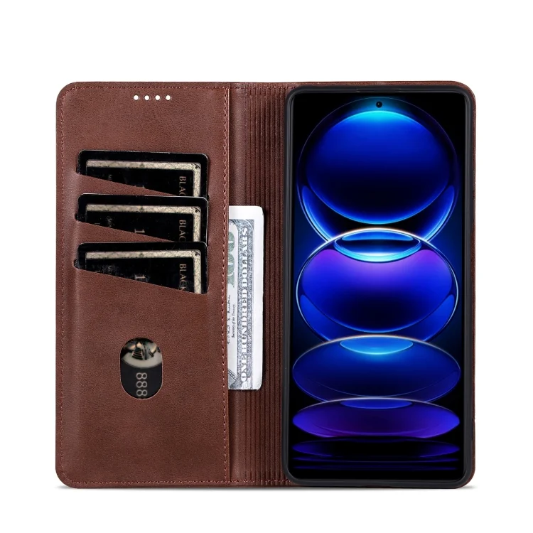 EDA003148714A_3.webp AZNS Magnetic Calf Texture Leather Phone Case, For vivo Y200i 5G/Y38/T3x, For vivo V30e, For vivo S18 Pro - Image 4