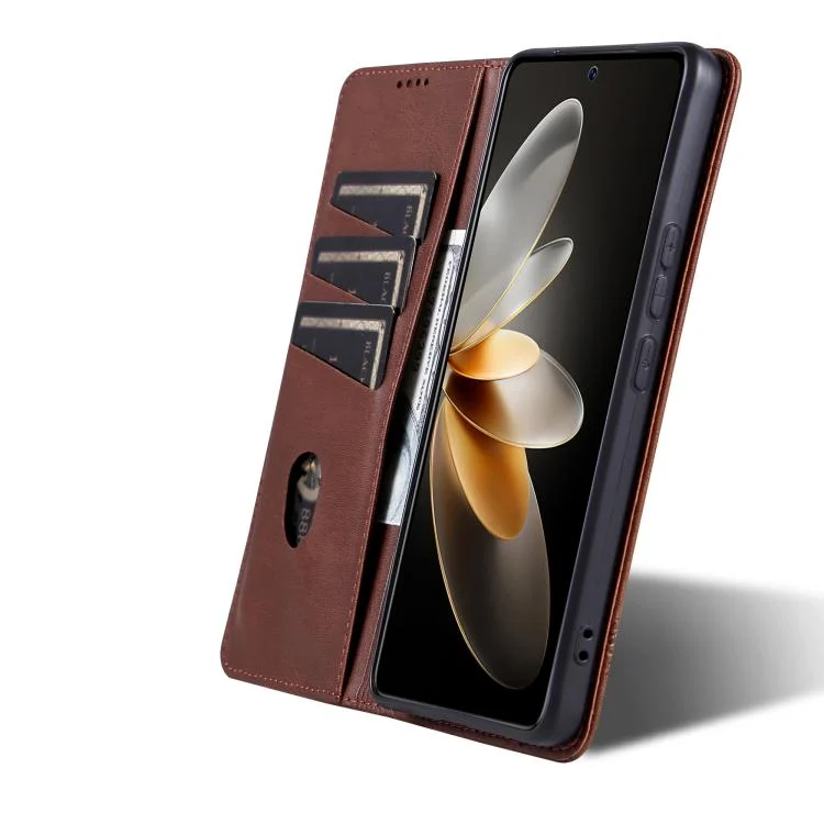 EDA003148734A_8.webp AZNS Magnetic Calf Texture Leather Phone Case, For vivo S30 Pro mini, For vivo S30, For vivo X200s - Image 9