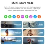 A60 1.32 inch IPS HD Screen Smart Watch, Support Bluetooth Calling/Blood Pressure Monitoring - Image 3