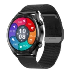 AK32 1.36 inch IPS Touch Screen Smart Watch, Support Bluetooth Calling/Blood Oxygen Monitoring,Style: Steel Watch Band - Image 7