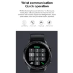 AK32 1.36 inch IPS Touch Screen Smart Watch, Support Bluetooth Calling/Blood Oxygen Monitoring,Style: Steel Watch Band - Image 2