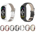 MIJOBS CS Metal Case Genuine Leather Top Layer Cowhide Watch Band - Image 2