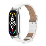 MIJOBS Plus Metal Case Microfiber Leather Watch Band