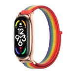 MIJOBS Plus Stainless Steel Case Nylon Watch Band