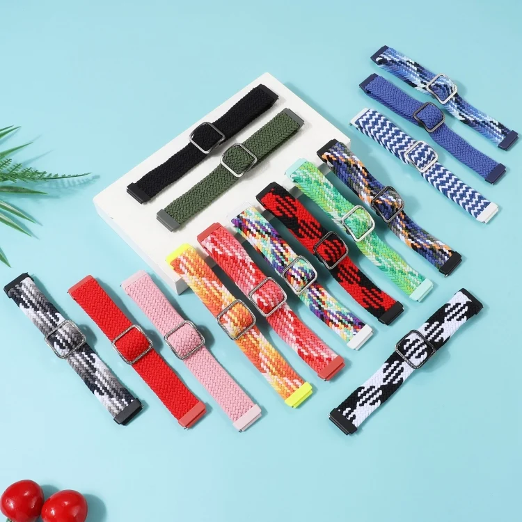 EDA003217801_B3.webp Nylon Braided Buckle Watch Band - Image 4