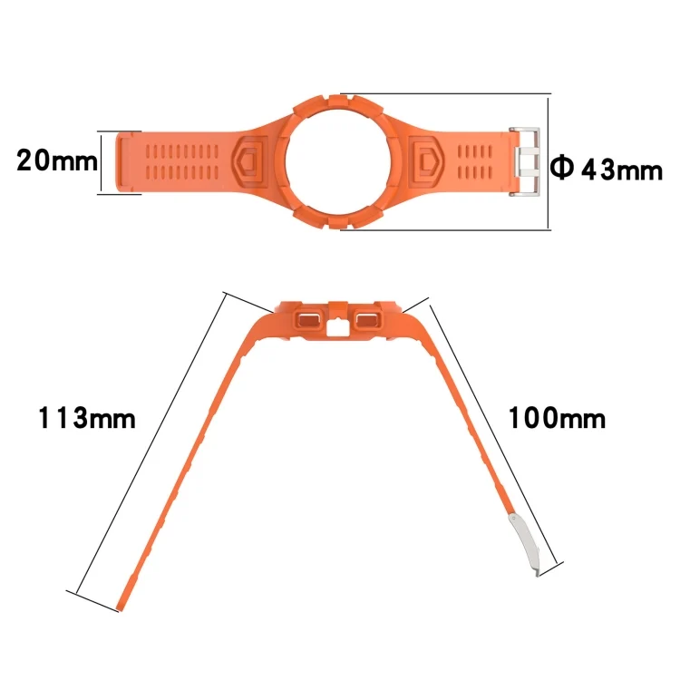 EDA003222601_B1.webp Silicone Integrated Watch Band - Image 2