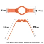 Silicone Integrated Watch Band - Image 2
