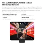 HW18 1.6 inch TFT Screen Smart Watch, Support Bluetooth Call / 3D Dynamic UI Interaction - Image 3
