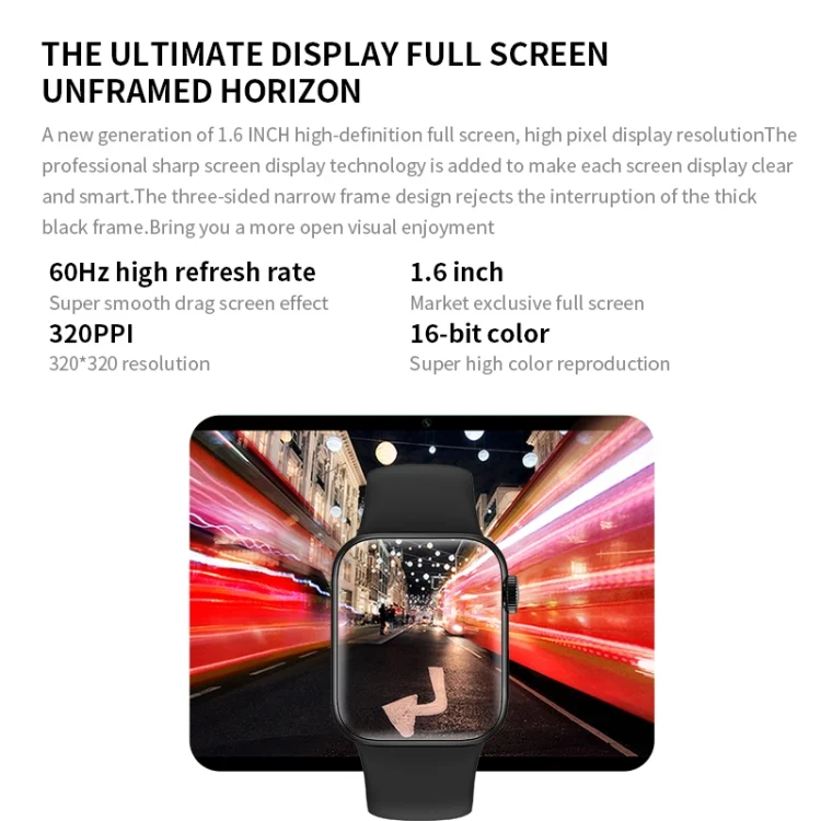 EDA003258901_B2.webp HW18 1.6 inch TFT Screen Smart Watch, Support Bluetooth Call / 3D Dynamic UI Interaction - Image 3