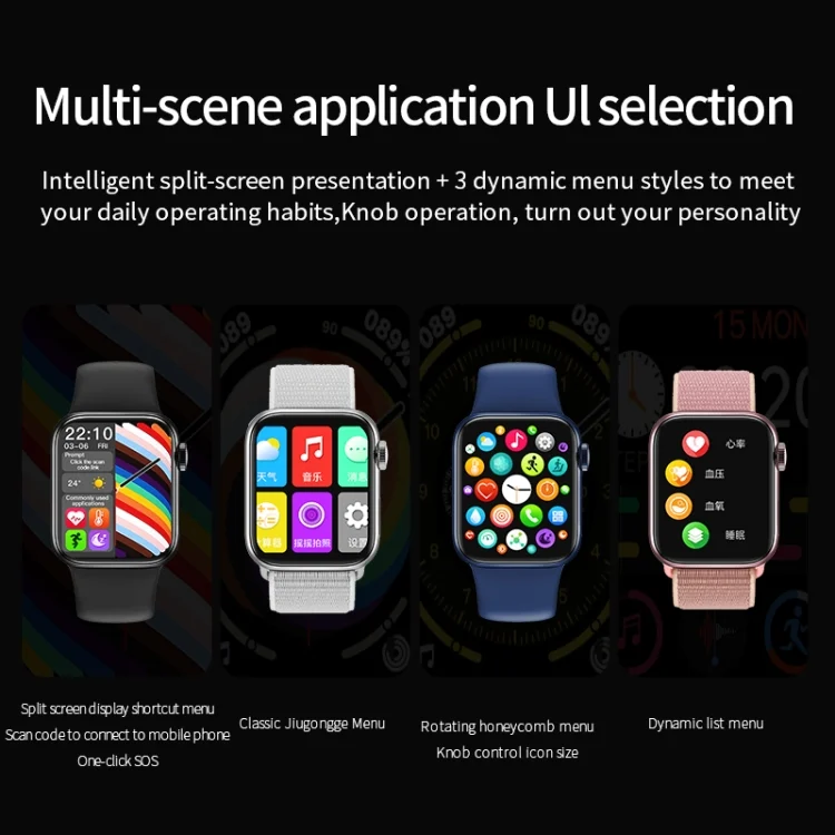 EDA003258901_B3.webp HW18 1.6 inch TFT Screen Smart Watch, Support Bluetooth Call / 3D Dynamic UI Interaction - Image 4