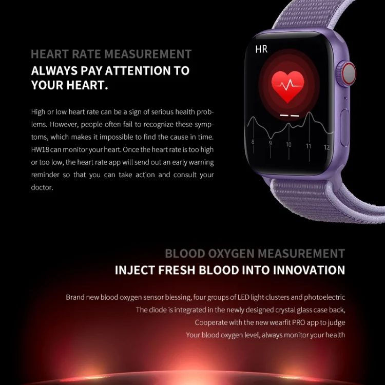EDA003258901_B4.webp HW18 1.6 inch TFT Screen Smart Watch, Support Bluetooth Call / 3D Dynamic UI Interaction - Image 5