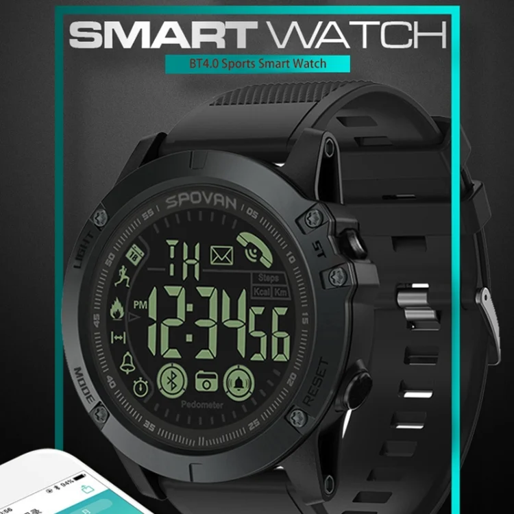 EDA00328601A_5.webp PR1-2 1.24 inch IP68 Waterproof Sport Smart Watch, Support Bluetooth / Sleep Monitor / Call Reminder - Image 6