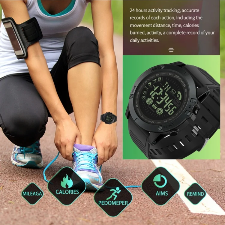 EDA00328601A_7.webp PR1-2 1.24 inch IP68 Waterproof Sport Smart Watch, Support Bluetooth / Sleep Monitor / Call Reminder - Image 8