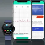 E89 1.32 Inch Screen Leather Strap Smart Health Watch Supports ECG Function, AI Medical Diagnosis, Body Temperature Monitoring - Image 5