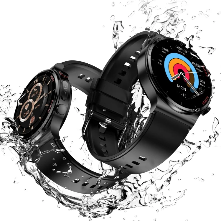 EDA003294901_B3.webp E300 1.32 Inch Screen TPU Watch Strap Smart Health Watch Supports Body Temperature Monitoring, ECG monitoring blood pressure - Image 4